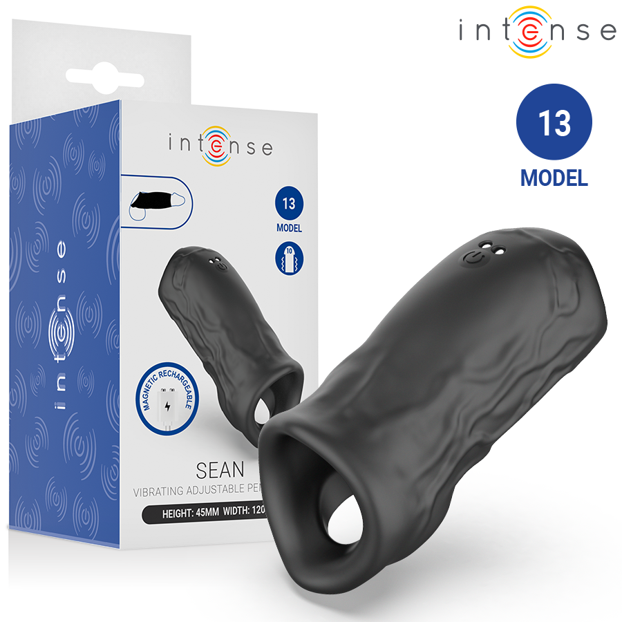 INTENSE – SEAN VIBRATING ADJUSTABLE PENIS RING MODEL 13