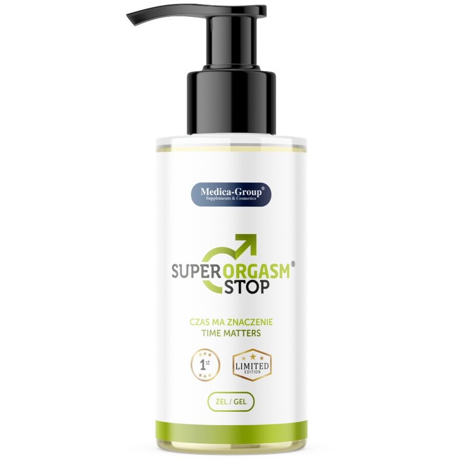 MEDICA GROUP – SÚPER ORGASM STOP GEL ÍNTIMO PARA HOMBRE 150 ML