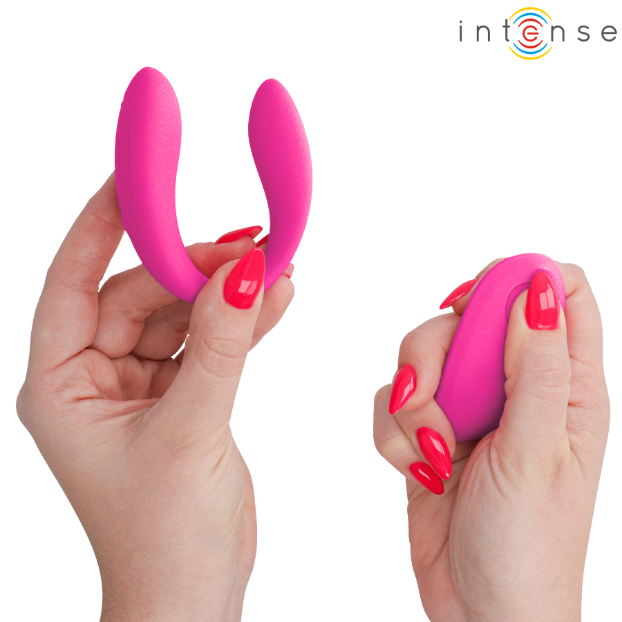 INTENSE – NORA ESTIMULADOR DE PINZA CON VIBRACIÓN ROSA