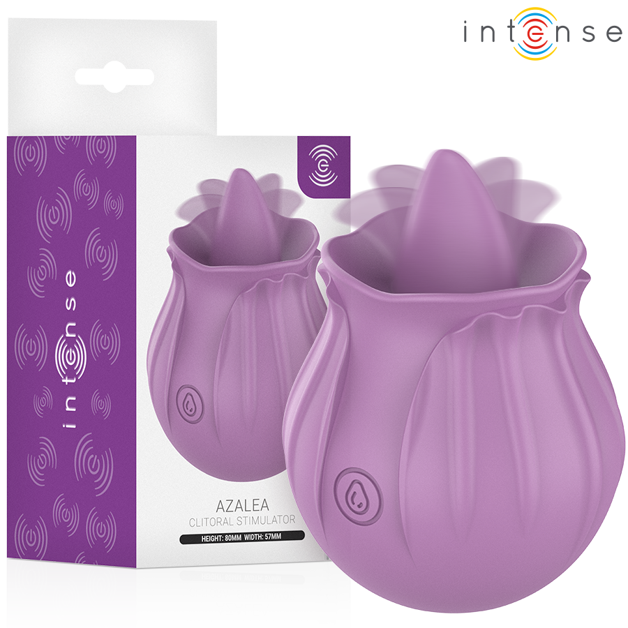 INTENSE – AZALEA FLOWER CLIT STIMULATING 10 VIBRATIONS PURPLE