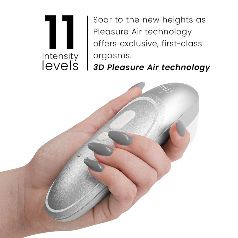 WOMANIZER – PRO VIBRANT CLITORAL STIMULATOR SILVER GREY