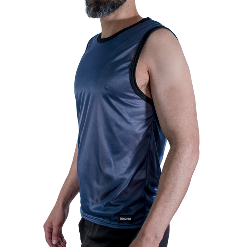 MACHO – NAVY BLUE T-SHIRT S/M