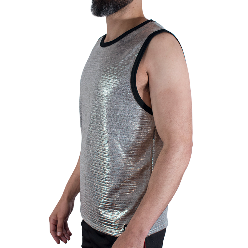 MACHO – FINE GLITTER T-SHIRT S/M