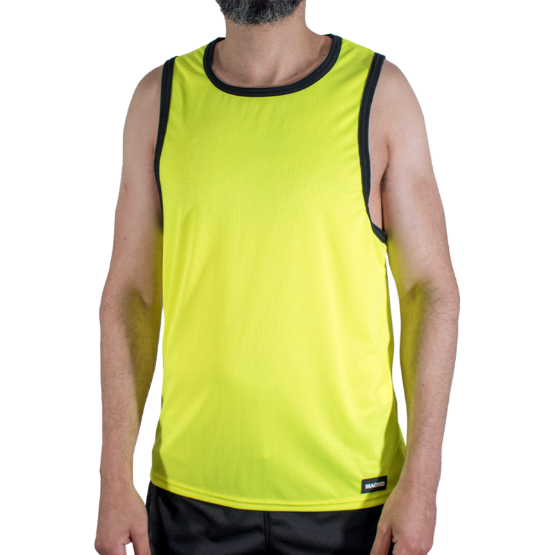 MACHO – CMV001 YELLOW GYM T-SHIRT S/M