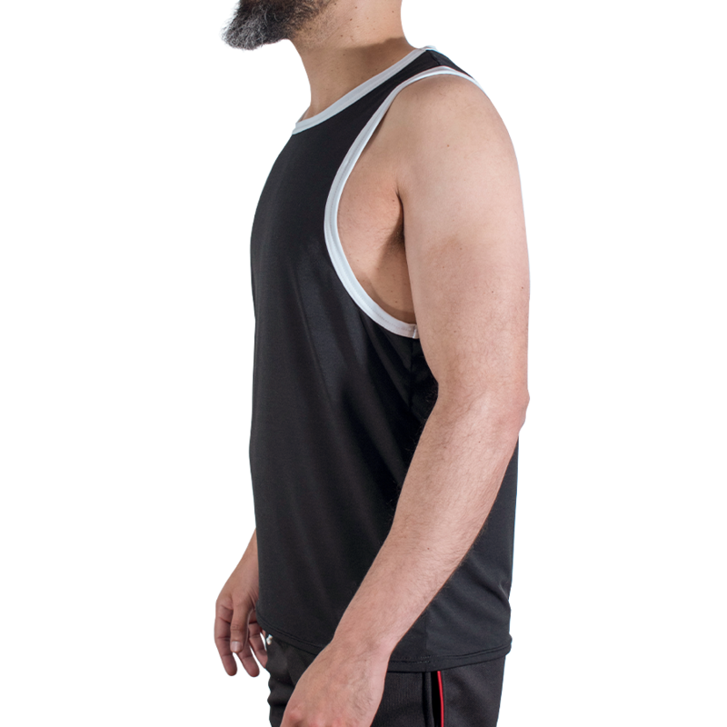 MACHO – CMV004 BLACK GYM T-SHIRT S/M
