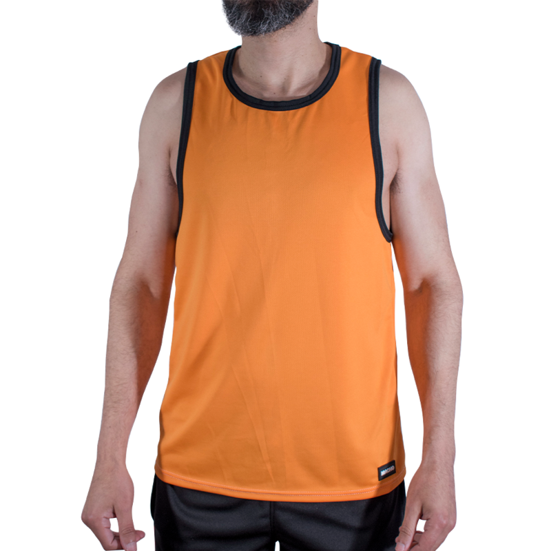 MACHO – CMV005 ORANGE GYM T-SHIRT S/M