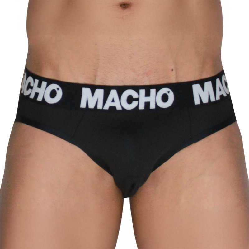 MACHO  – MCH007  CLASSIC SLIP BLACK + BLACK S