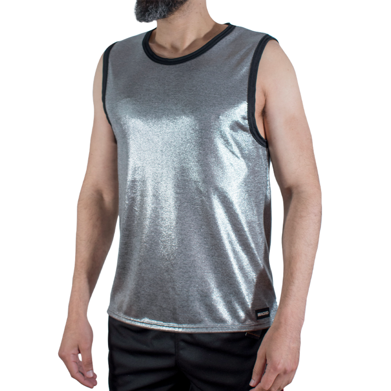 MACHO – FINE GLITTER T-SHIRT S/M