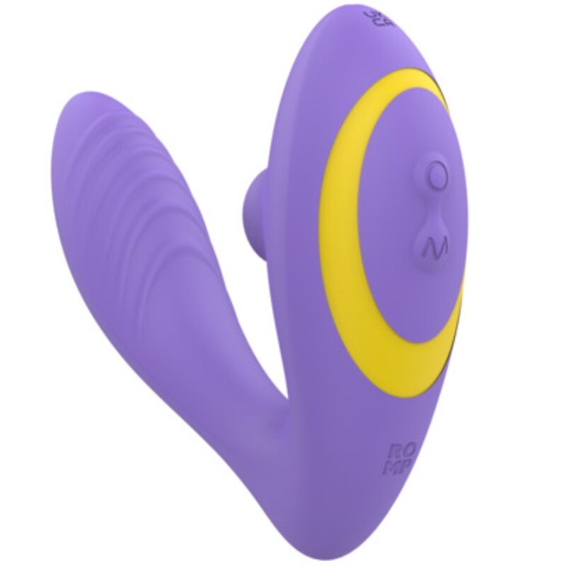 ROMP – REVERB G-SPOT STIMULATOR AND CLITORAL SUCTION DEVICE PURPLE