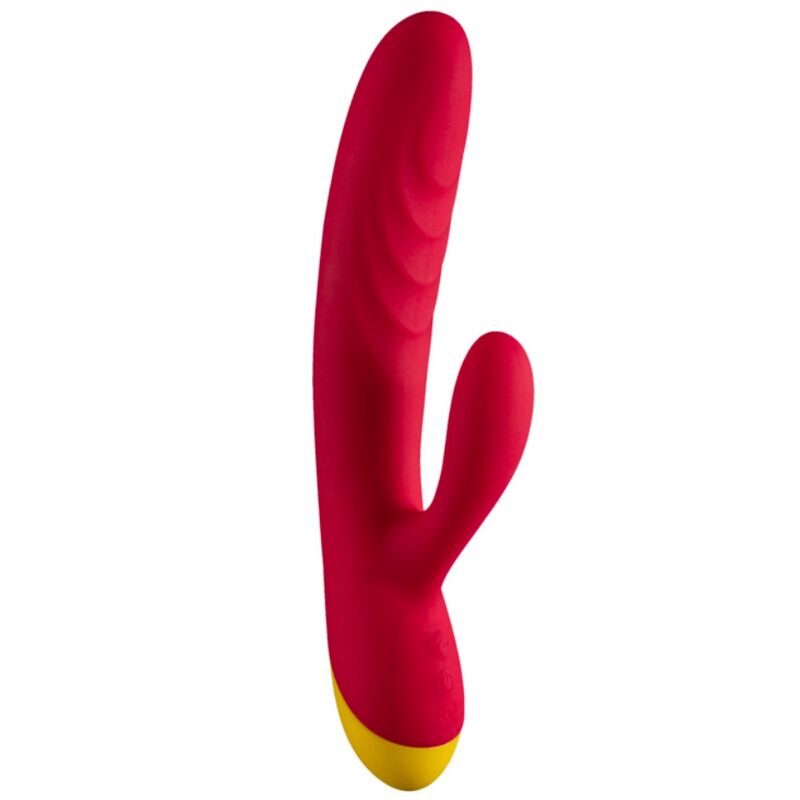 ROMP – JAZZ RECHARGEABLE RABBIT VIBRATOR RED