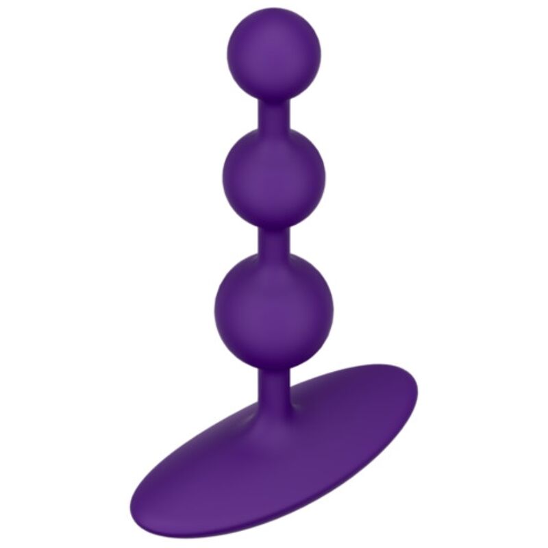 ROMP – AMP PURPLE FLEXIBLE SILICONE ANAL BEADS 12.5 CM PURPLE