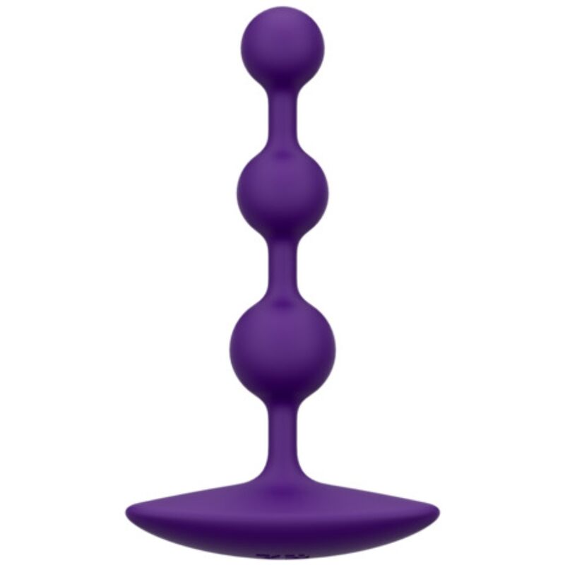 ROMP – AMP PURPLE FLEXIBLE SILICONE ANAL BEADS 12.5 CM PURPLE