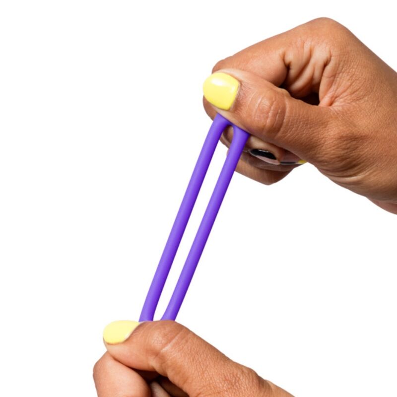 ROMP – REMIX TRIO SET OF 3 PURPLE SILICONE PENIS RINGS