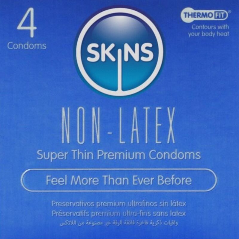SKINS – LATEX-FREE CONDOMS PACK OF 4