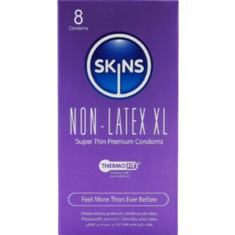 SKINS – LATEX-FREE CONDOMS XL PACK OF 4