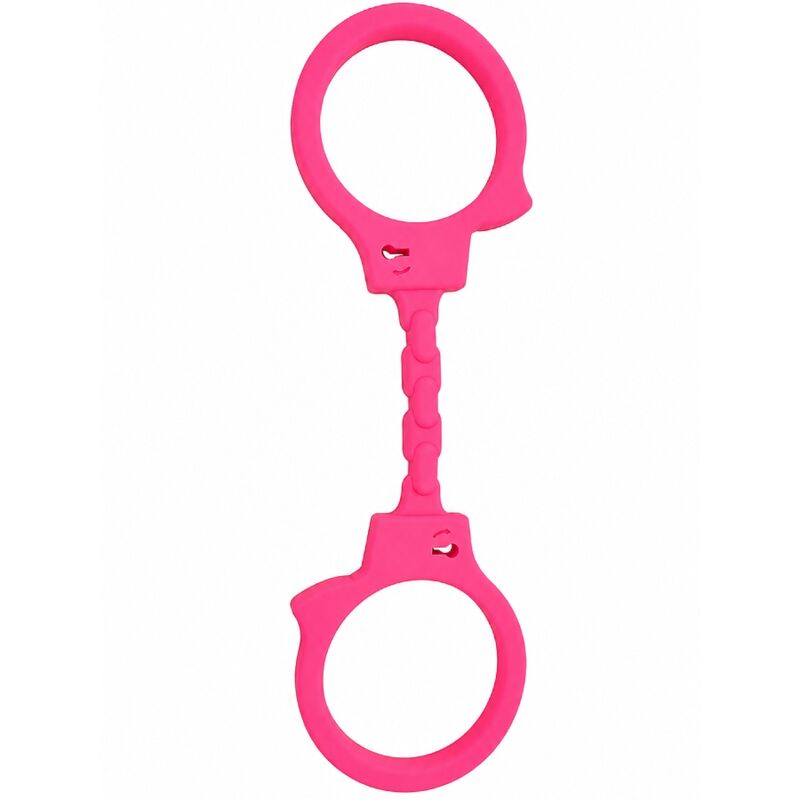 DIABLO PICANTE – SILICONE HANDCUFFS PINK