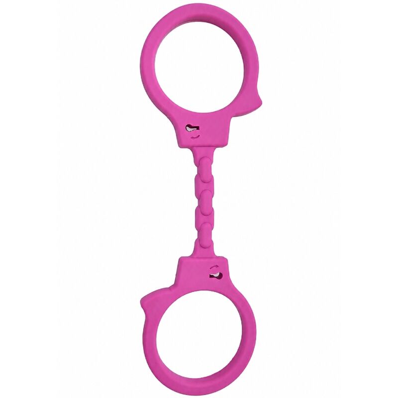 DIABLO PICANTE – SILICONE HANDCUFFS FUCHSIA