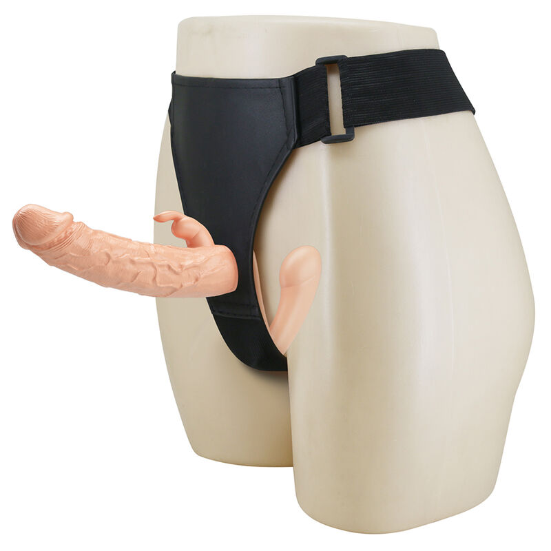 BAILE – CHARLOTTE HOLLOW DOUBLE PENETRATION STRAP-ON FLESH