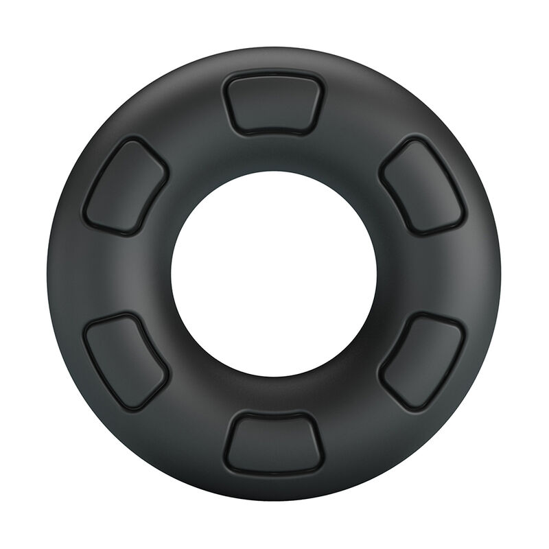 CRAZY BULL – BERTRAM SUPER SOFT SILICONE COCK RING BLACK