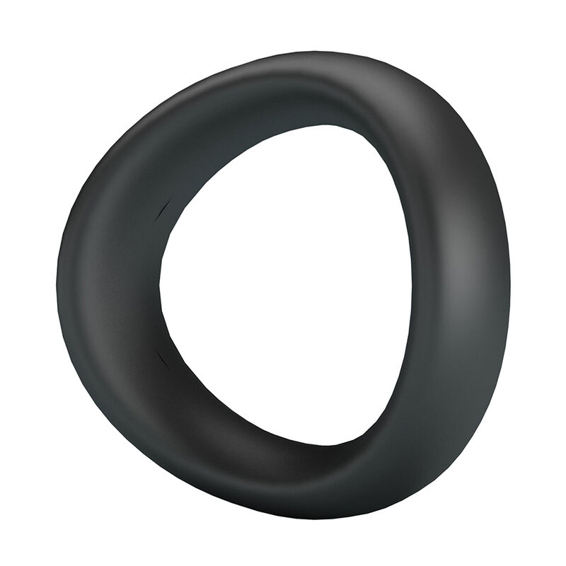 CRAZY BULL – VALEN ERGONOMIC SILICONE COCK RING BLACK