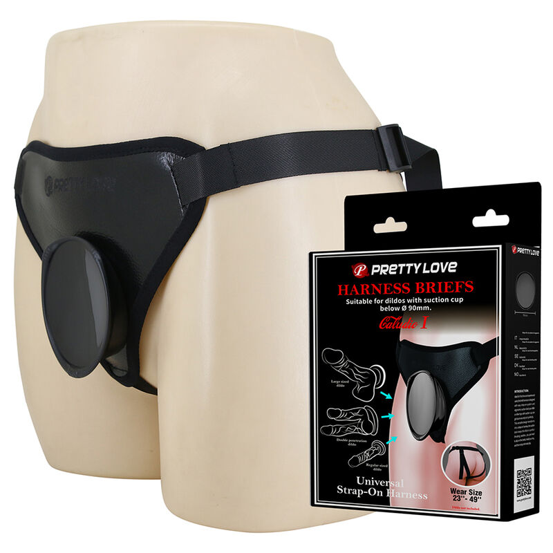 PRETTY LOVE – UNIVERSAL STRAP-ON HARNESS BLACK