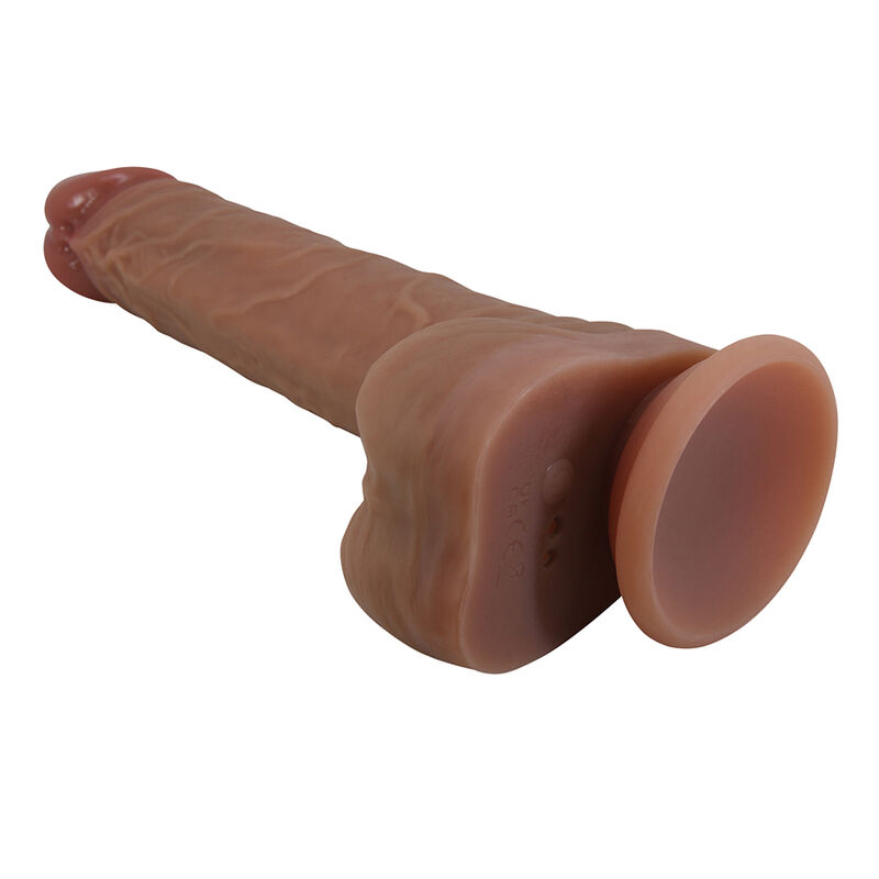 PRETTY LOVE – JONATHAN REALISTIC THRUSTING VIBRATOR WITH REMOTE CONTROL BROWN