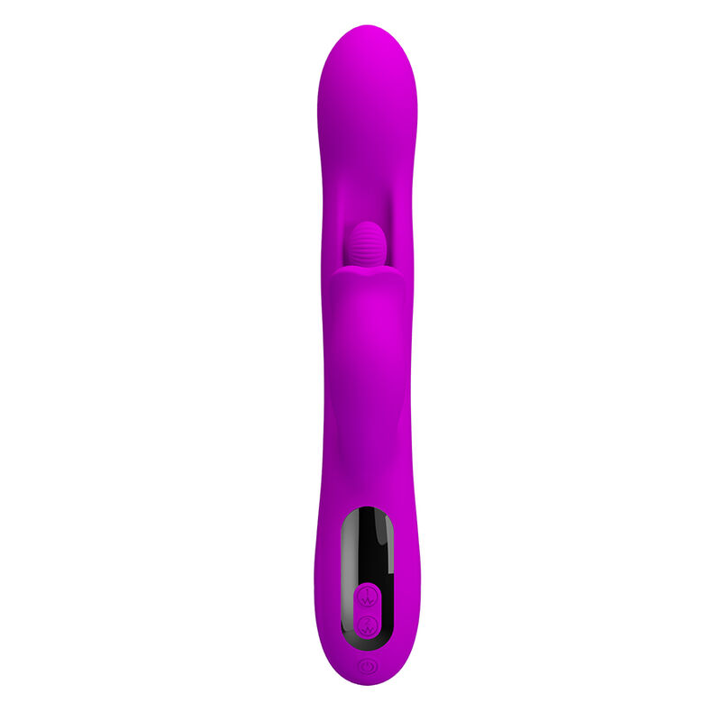 PRETTY LOVE – YALANDA RABBIT OSCILLATING VIBRATOR WITH LED DISPLAY PURPLE