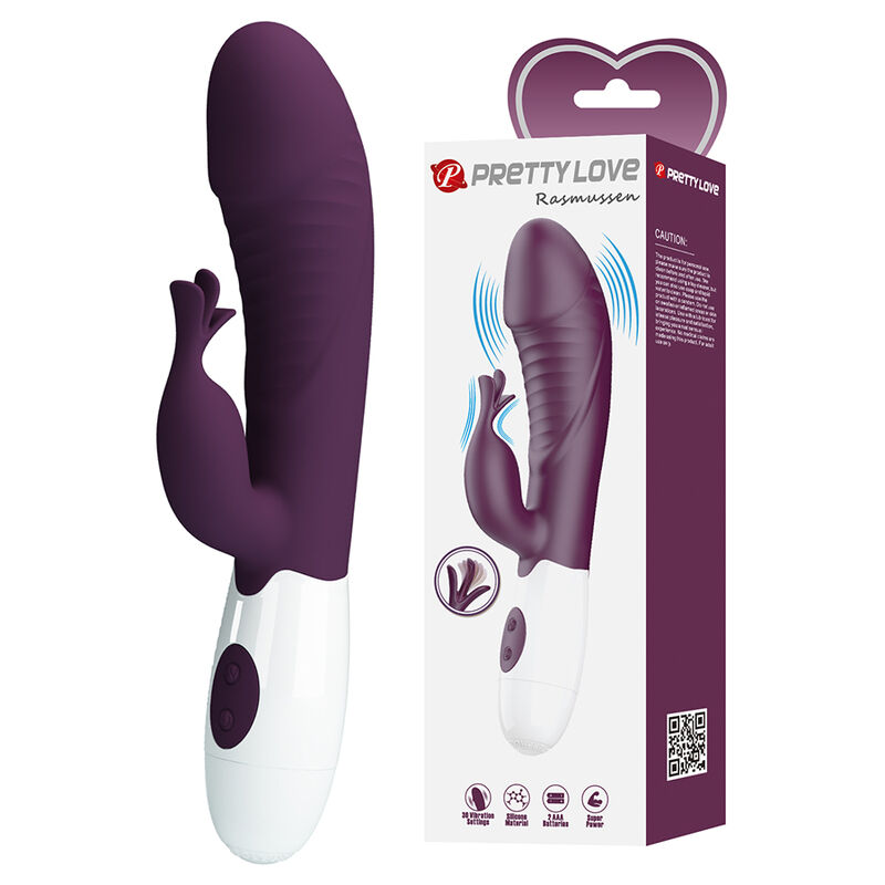 PRETTY LOVE – ROGUE MUSE 30 FUNCTION RABBIT VIBRATOR PURPLE