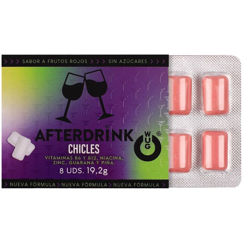 WUG GUM – AFTER DRINK HANGOVER 8 UNITS