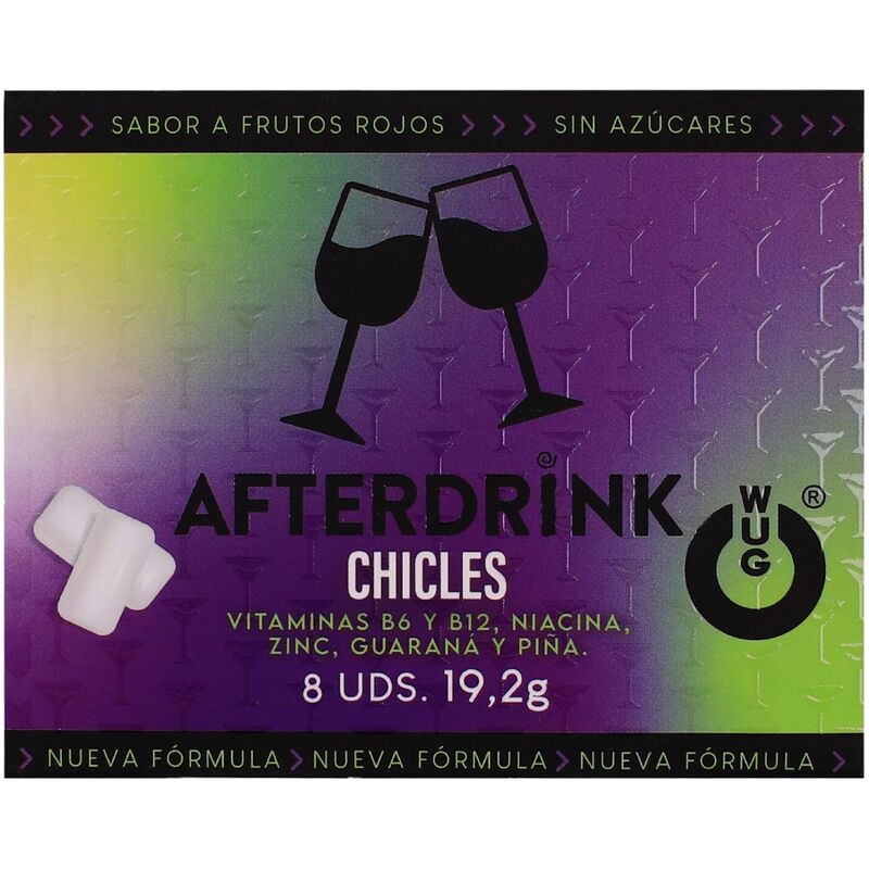 WUG GUM – AFTER DRINK HANGOVER 8 UNITS
