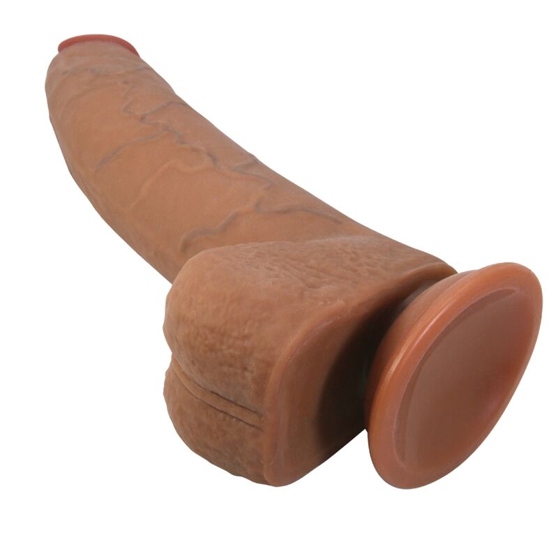 PRETTY LOVE – EVANDER FLEXIBLE REALISTIC DILDO WITH SUCTION CUP 23 CM -Ø- 4.9 CM