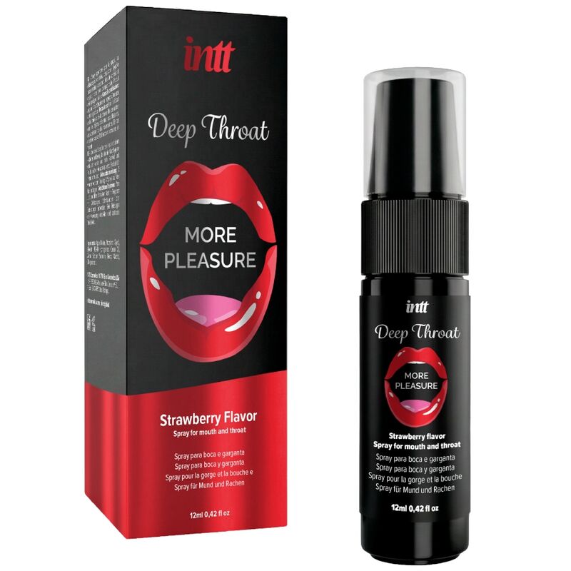 INTT – DEEP THROAT MORE PLEASURE ORAL SPRAY STRAWBERRY FLAVOR
