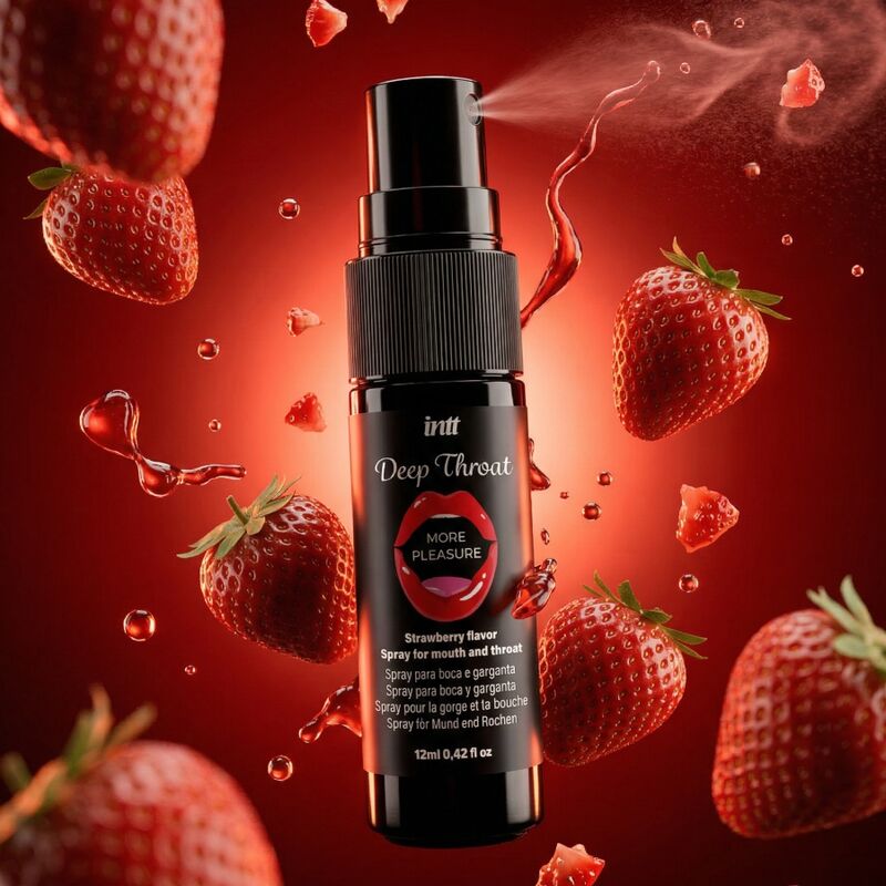 INTT – DEEP THROAT MORE PLEASURE ORAL SPRAY STRAWBERRY FLAVOR