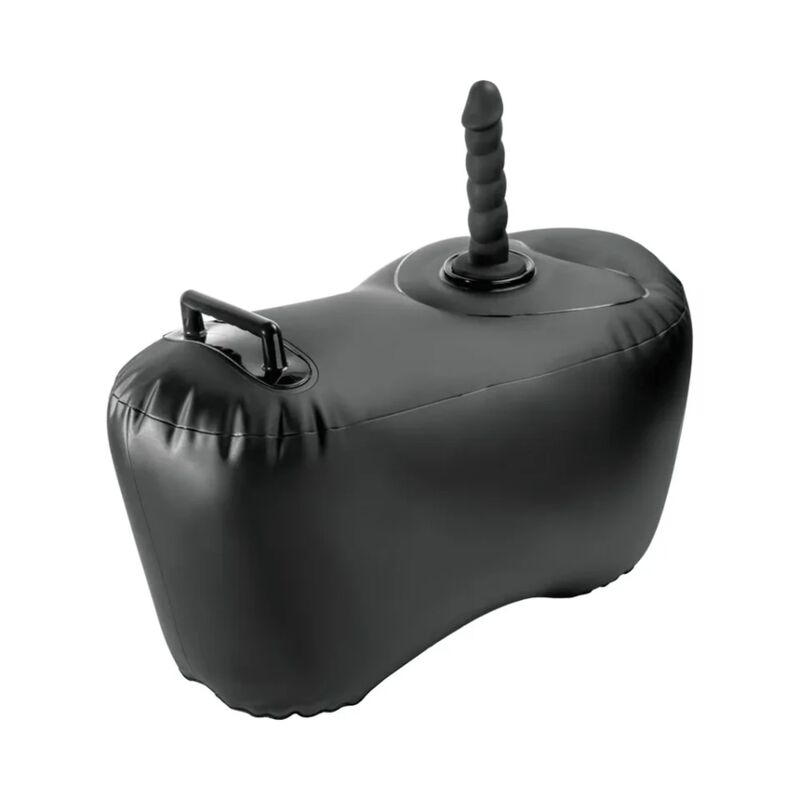 FETISH FANTASY SERIES – BODY DOCK INFLATABLE LOVE SEAT WITH DILDO 69.2 CM BLACK
