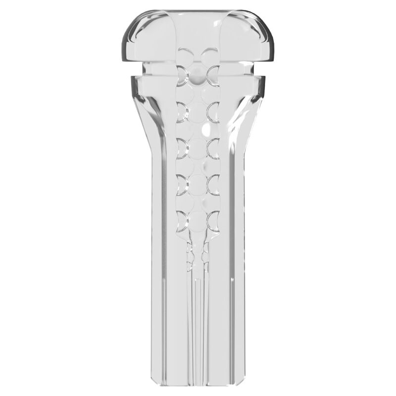 PDX ELITE – VIEWTUBE VAC XXL TRANSPARENT STROKER WITH SUCTION PUMP 27.3 CM