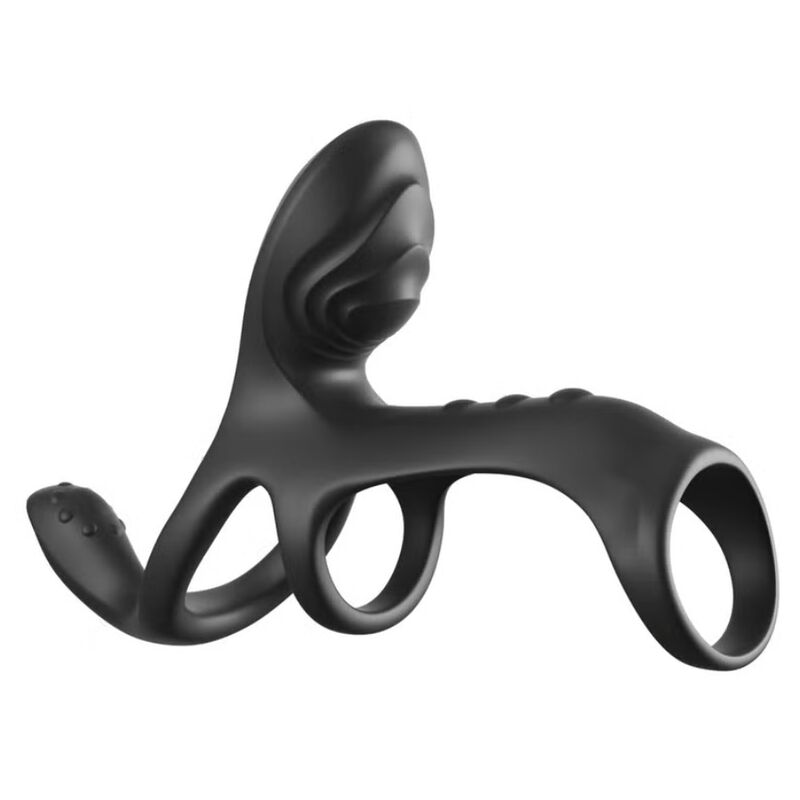 FANTASY C-RINGZ – ULTIMATE COUPLES CAGE MAX VIBRATING COCK RING 19.5 CM