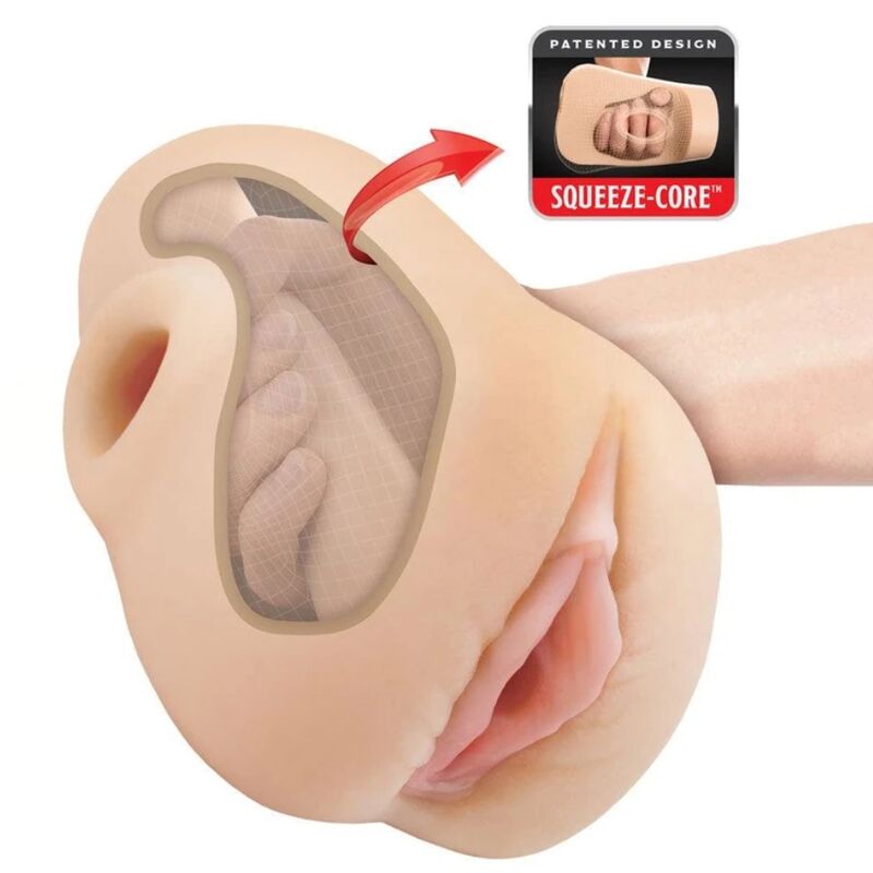 PDX PLUS – REALISTIC VAGINA PUSSY POUNDER SQUEEZE STROKER 18 CM