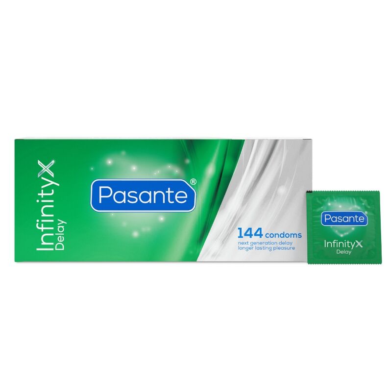 PASANTE – DELAY INFINITY CONDOMS BOX 144 UNITS
