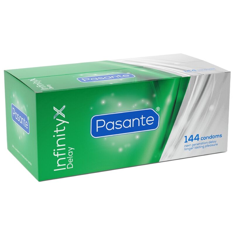 PASANTE – DELAY INFINITY CONDOMS BOX 144 UNITS