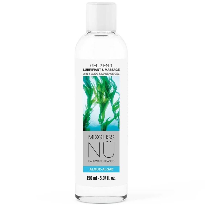 MIXGLISS – 2 IN 1 WATER-BASED LUBRICANT AND MASSAGE GEL NURU ALGAE 150 ML