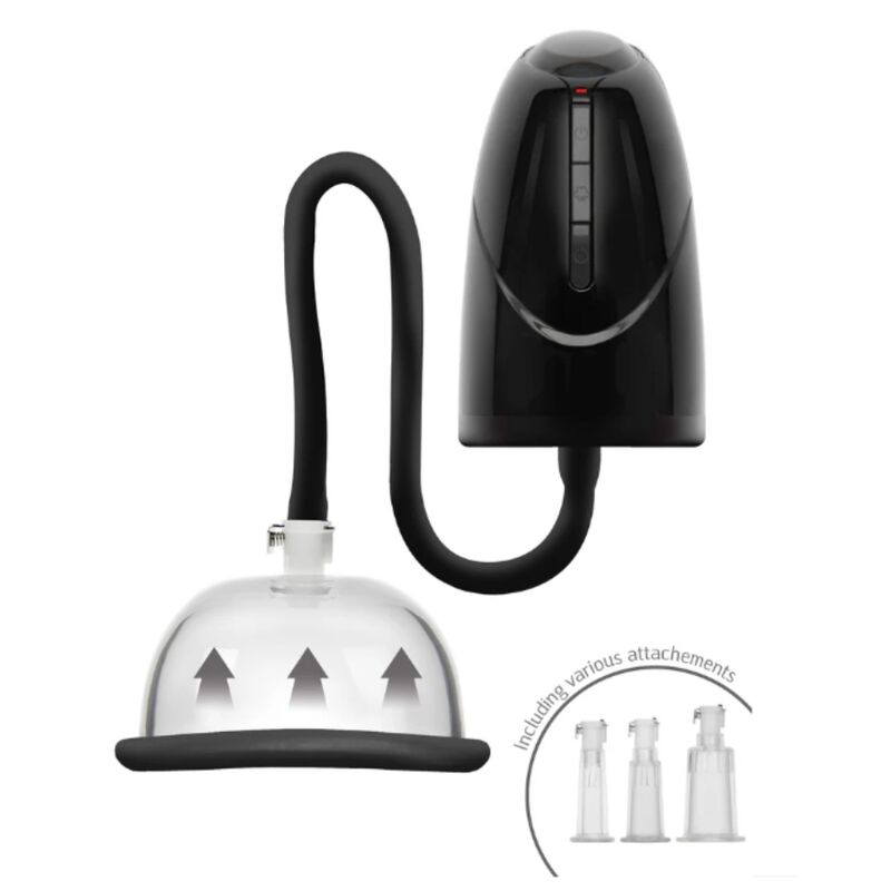 SHE.E.O – AUTOMATIC VACUUM PUMP FOR VAGINA AND CLITORIS BLACK