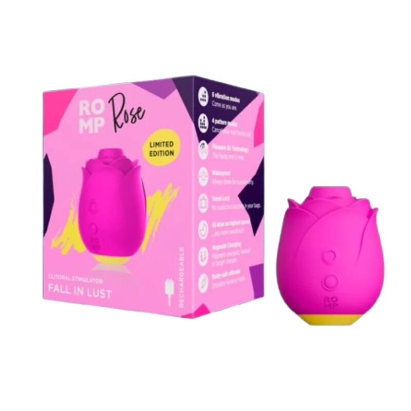 ROMP – ROSE 2.0 CLITORAL SUCTION TOOL PINK SHAPE LIMITED EDITION