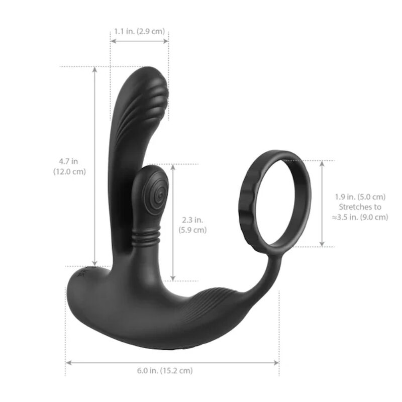 ANAL FANTASY ELITE – ASS-GASM INTIMOTION RECHARGEABLE ANAL  PERINEAL STIMULATOR