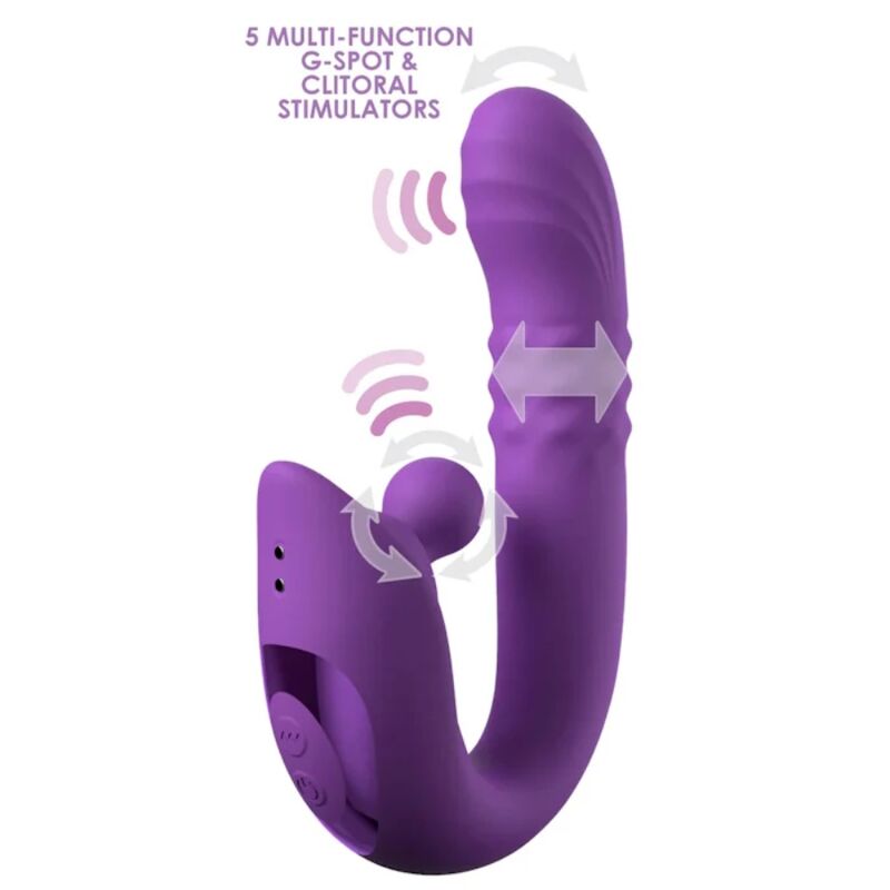 FANTASY FOR HER – HARMONI PRO PURPLE G-SPOT  CLITORAL RABBIT VIBRATOR