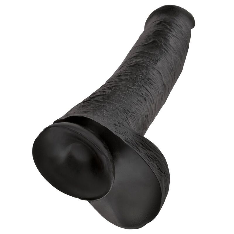 KING COCK – REALISTIC DILDO WITH TESTICLES 38 CM BLACK