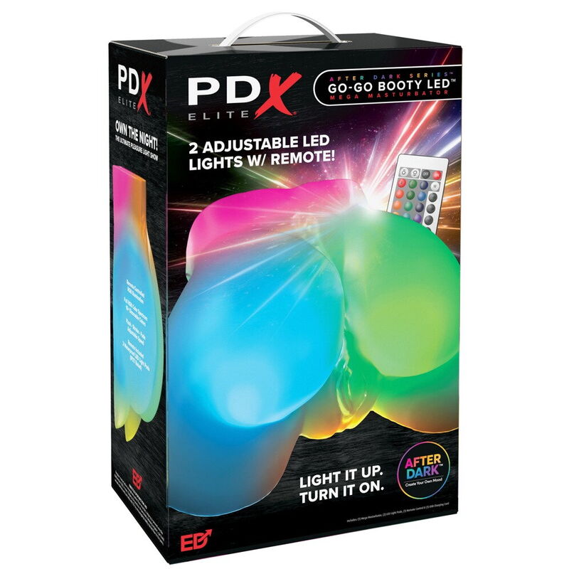 PDX ELITE – GO-GO BOOTY LED MEGA ILLUMINATED MALE MASTURBATOR