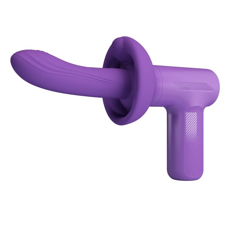 PRETTY LOVE – VITO THRUSTING MASSAGE GUN 5 MODES PURPLE