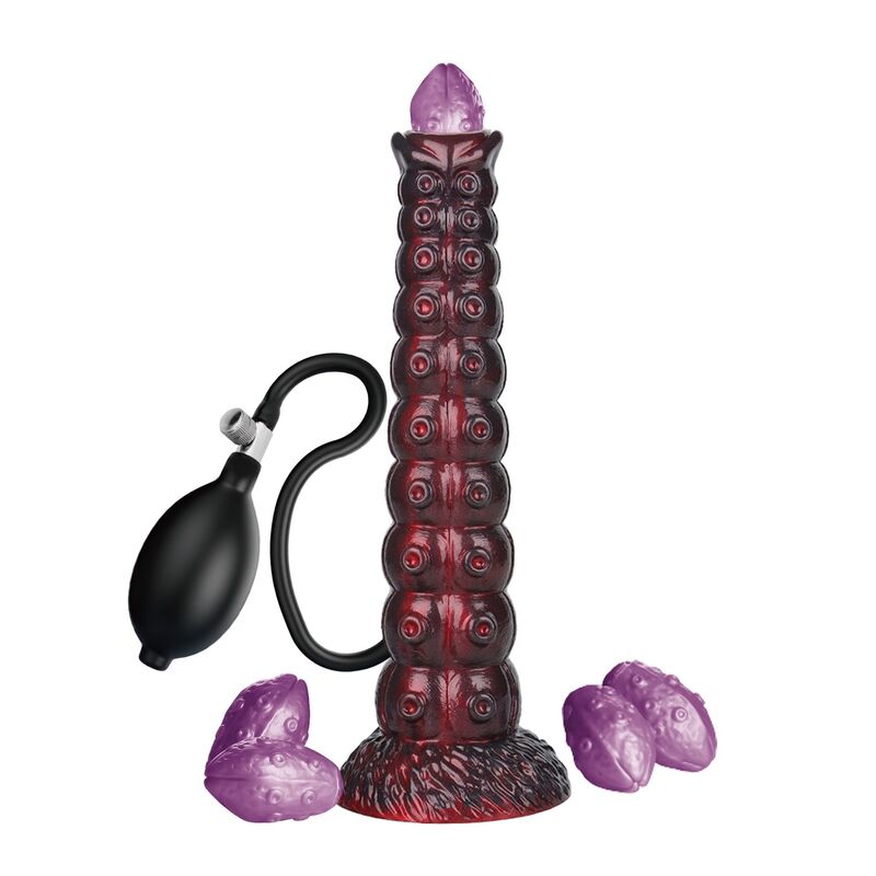 POWER MONSTERS – VOIDCLAW BRUTE BICOLOR INFLATABLE FANTASY SILICONE DILDO 29 CM Ø 5.7 CM
