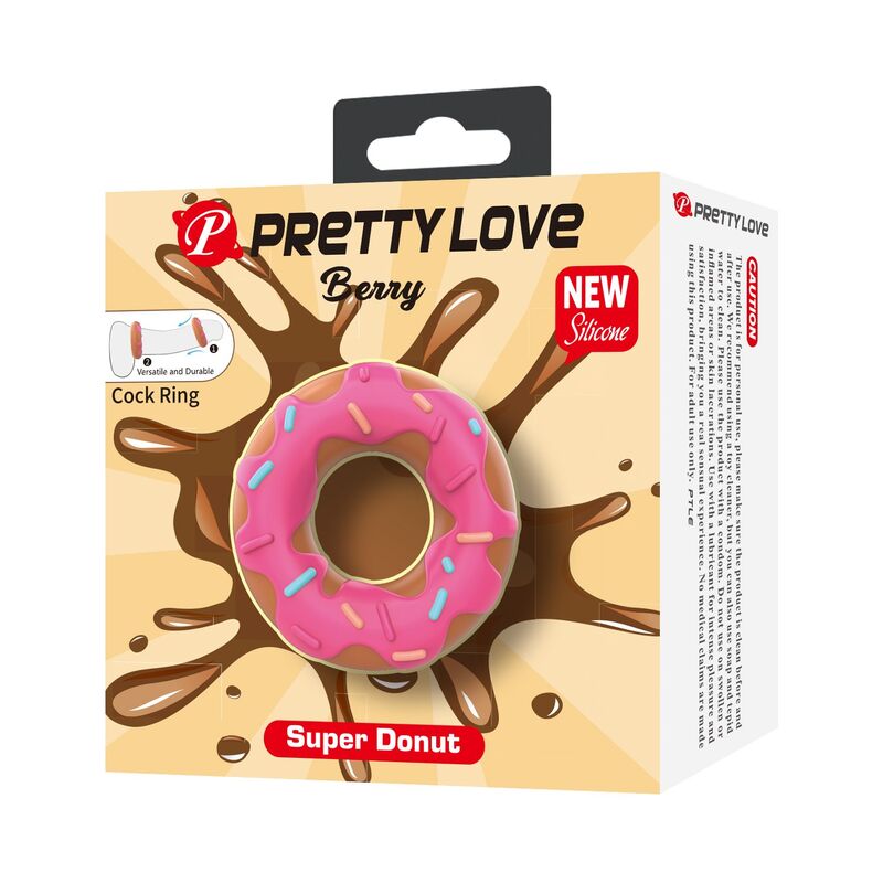 PRETTY LOVE – SUPER DONUT PENIS RING PINK