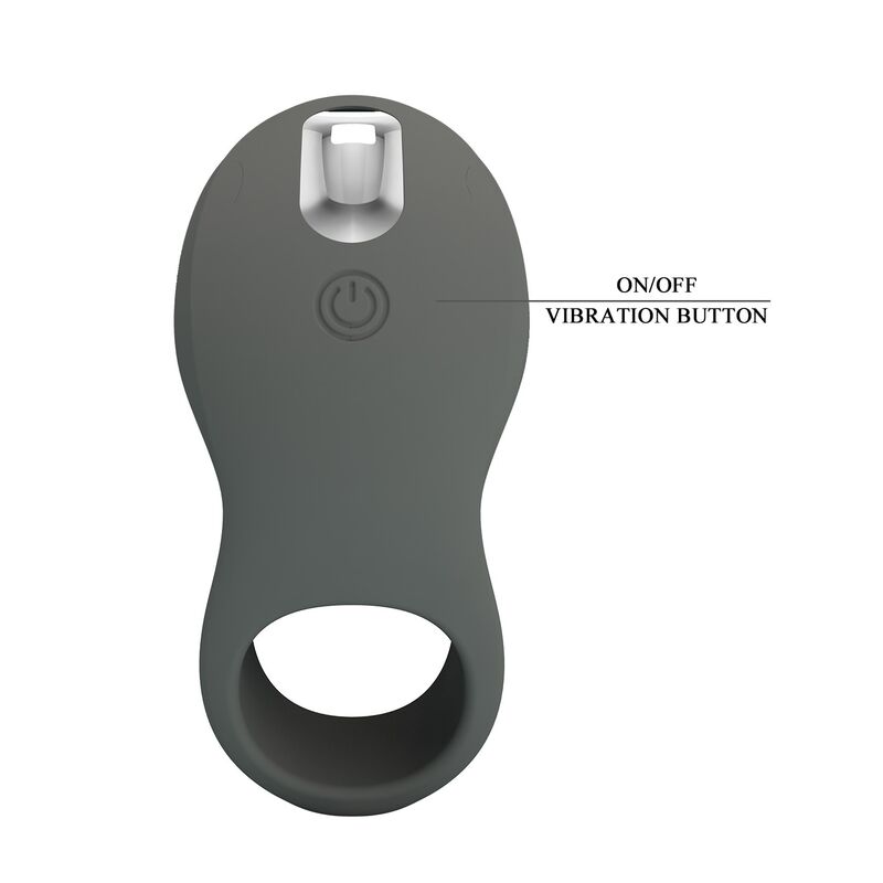 PRETTY LOVE – RECHARGEABLE VIBRATING RING WITH DUAL STIMULATOR